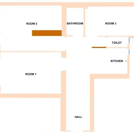 Apartment Za Pasazi S Balkonem V Centru Pardubic *